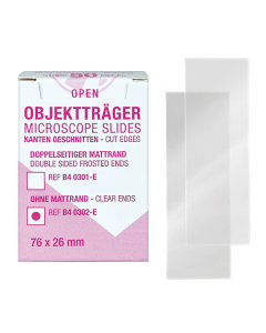 Objectglaasjes gesneden zonder matrand 26x76mm ECO