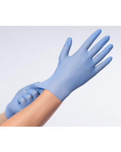 Handschoen Comforties softnitril blauw S