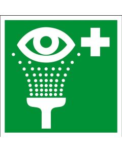 Pictogram sticker Oogdouche 10x10cm