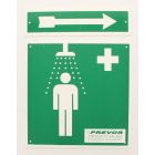 Nooddouche pictogram 