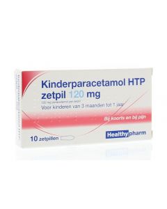 Paracetamol zetpillen 120mg