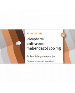 Anti-worm Leida 100mg Mebendazol