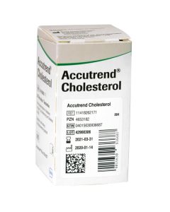 Teststrips cholesterol Accutrend Plus 25 stuks