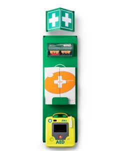 BHV-paneel duurzaam-First Aid+AED houder