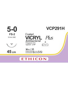 Ethicon Vicryl Plus 5-0, FS-2 naald, VCP291H