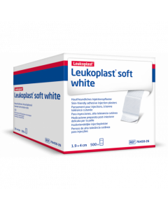 Injectiepleister Leukoplast soft white 1.9x4cm