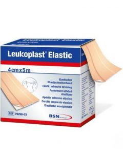 Leukoplast elastic wondpleister 4cmx5m