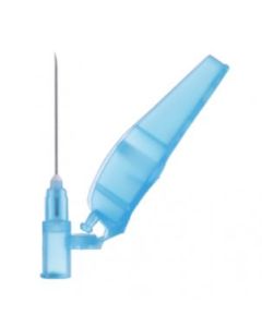 Sol-Care veiligheidsnaald 23G, 0,6x25mm, blauw