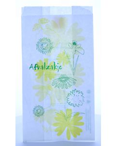 Afvalzak papier met plakstrip 15x48cm