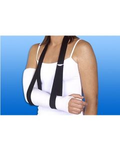 Armdraagband/lus en sluiting zwart