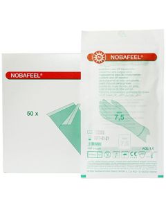 OK handschoen Nobafeel latex poedervrij 7,5