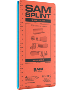 SAM Vingerspalk oranje-blauw plat
