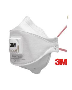 Stofmasker FFP3 3M 9332 NR D met ventiel opvouwb,