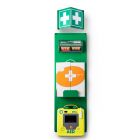 BHV-paneel duurzaam-First Aid+AED houder
