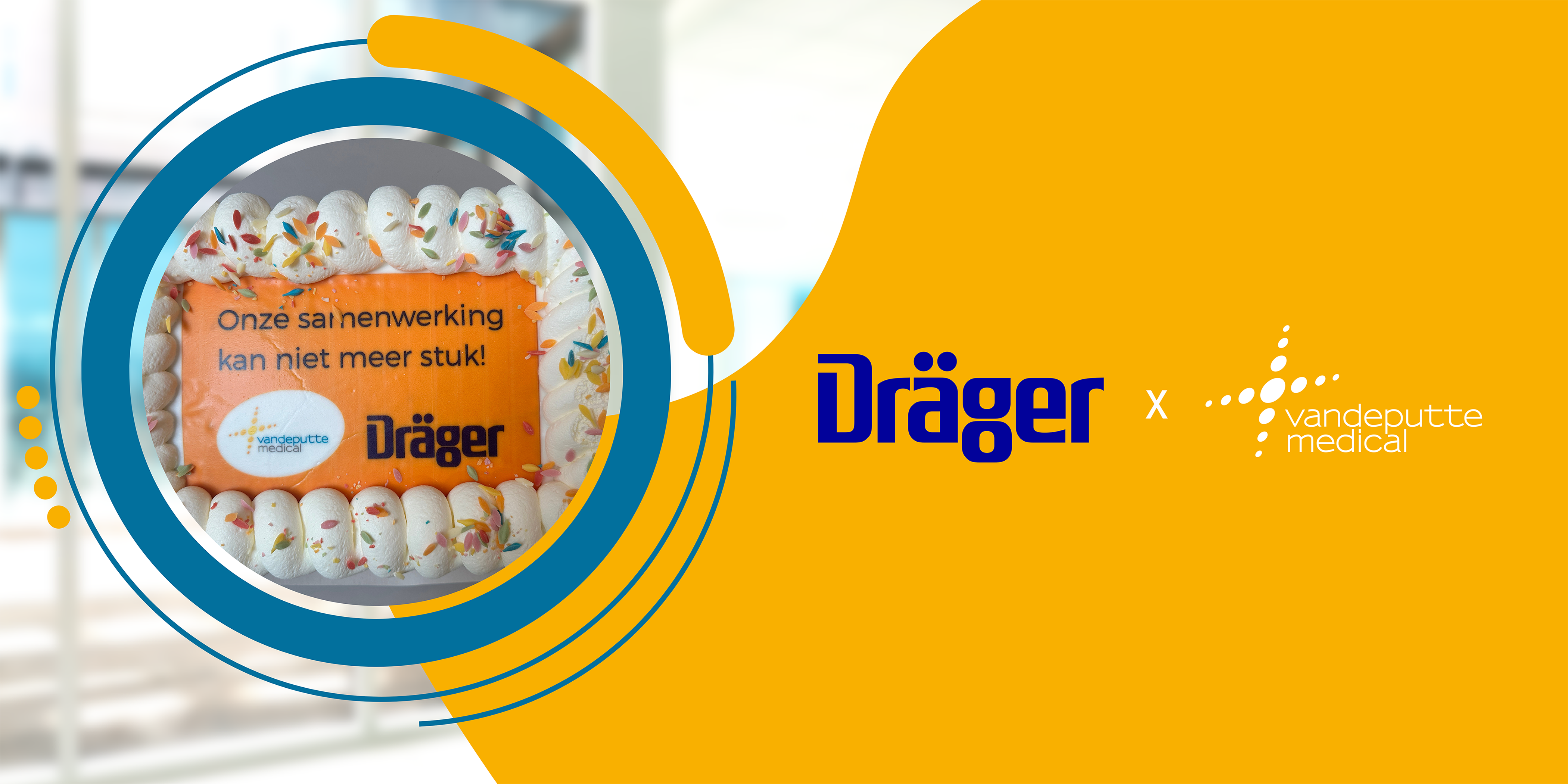 Samenwerking Dräger & Vandeputte Medical
